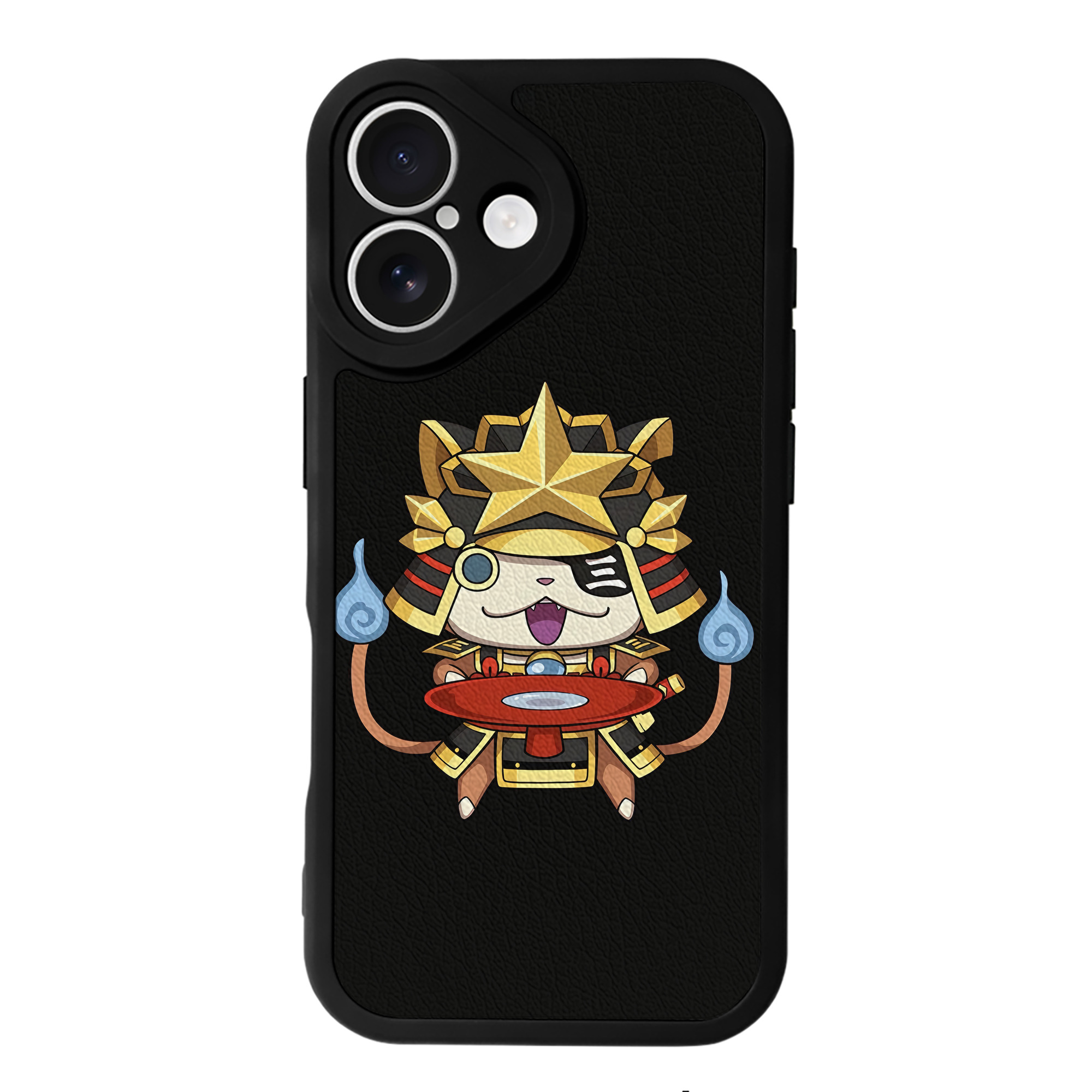 （画像用） 妖怪ウォッチ Yo-kai Watch 【iPhone 16シリーズ対応】シリコンスマホケース（レザー調） 材質：シリコン